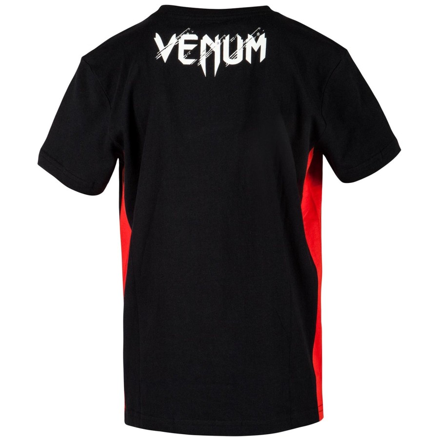 venum contender kindershirt - zwartrood
