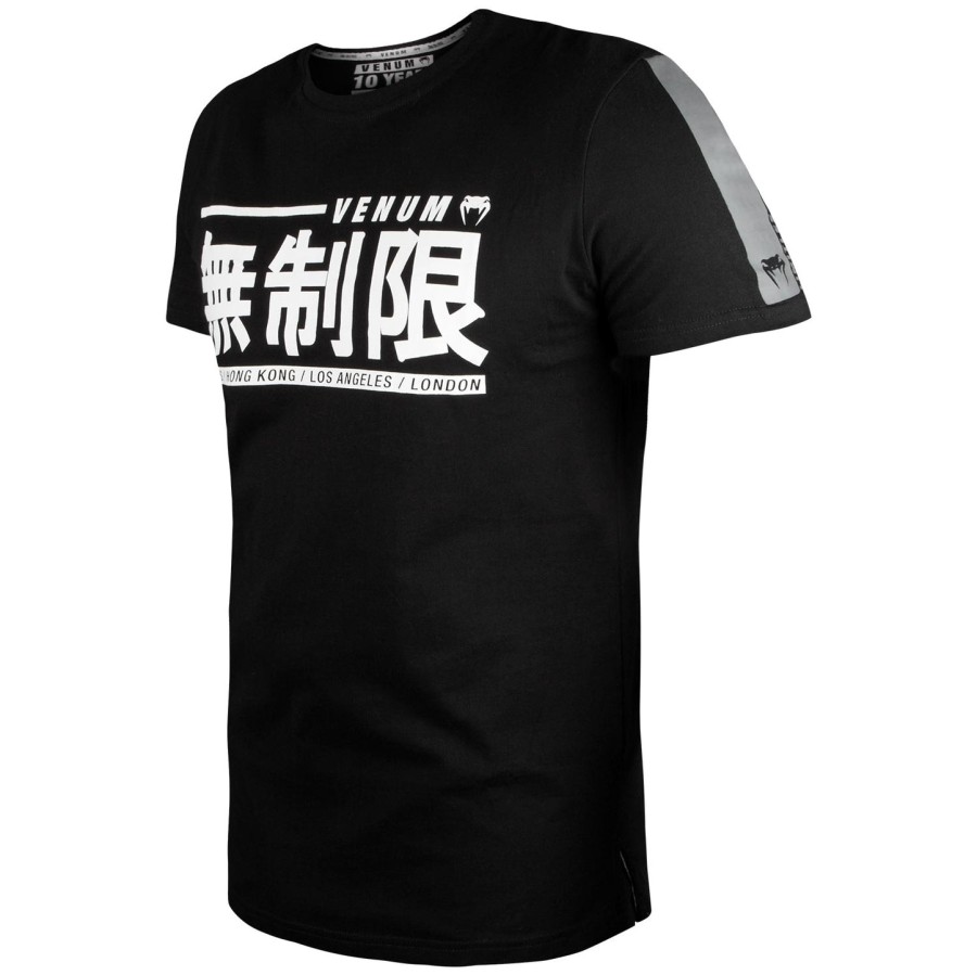 venum limitless kinder t-shirt - zwartwit
