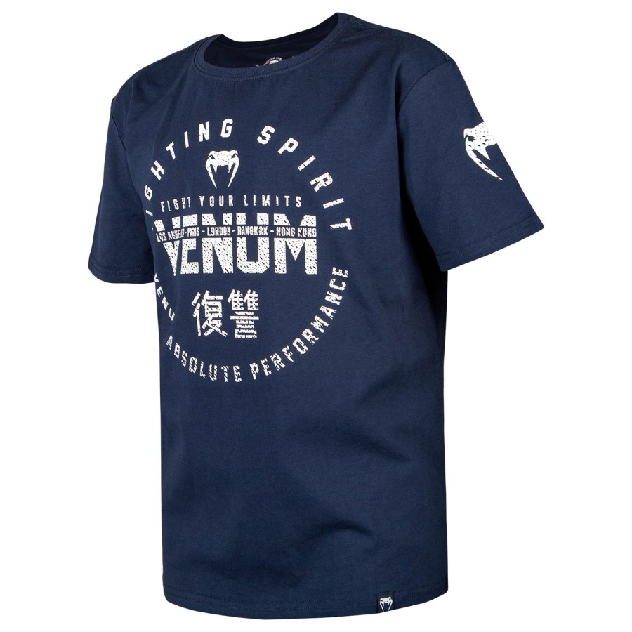 venum signature kinder t-shirt - marineblauw