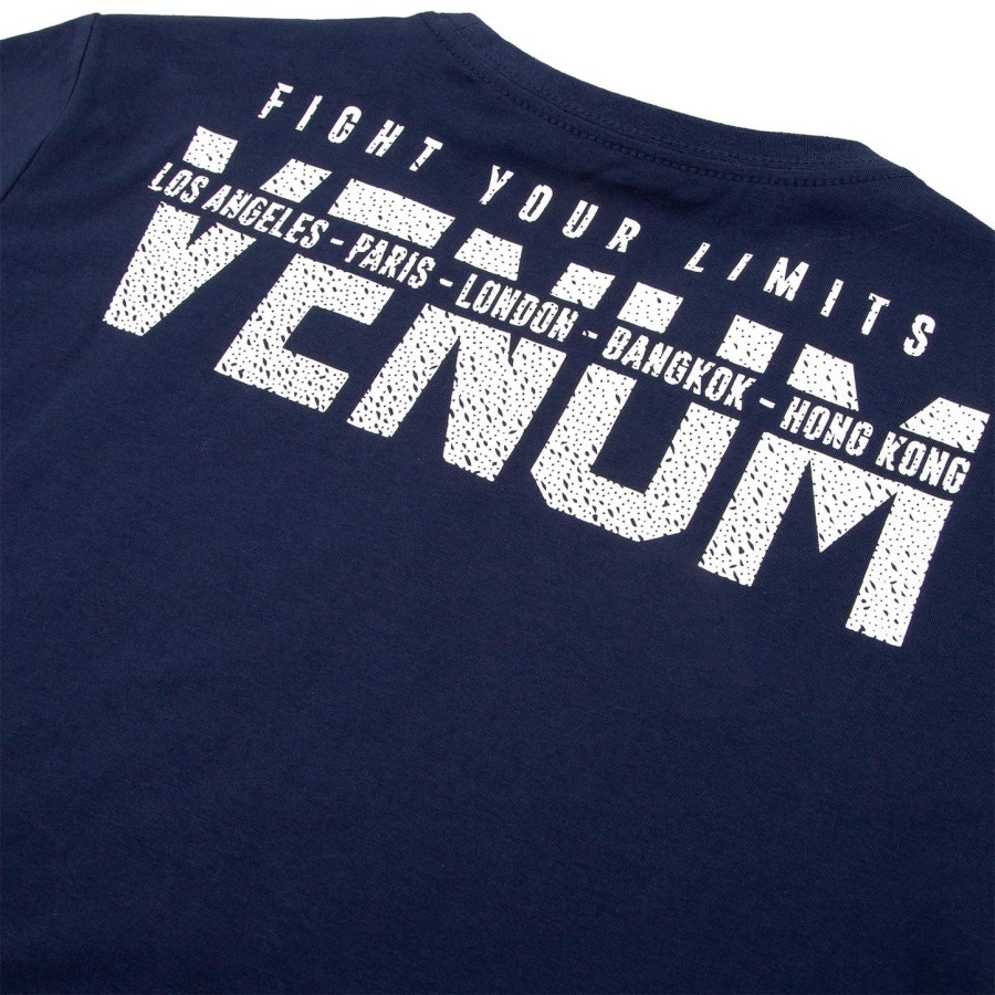 venum signature kinder t-shirt - marineblauw