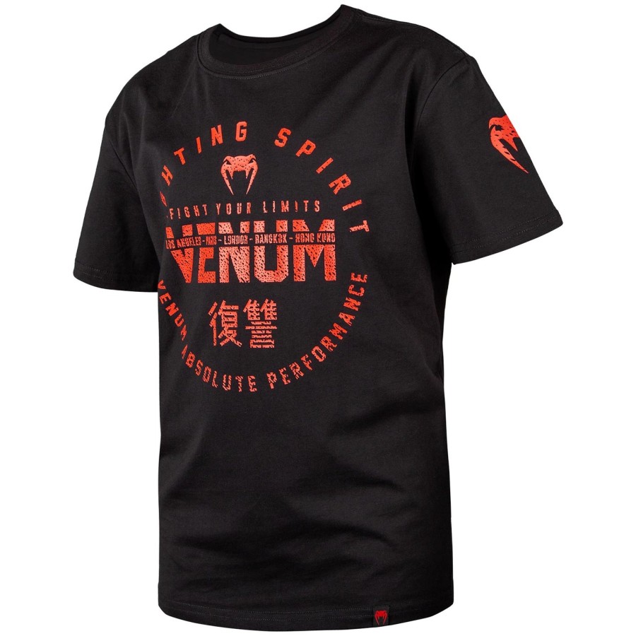venum signature kinder t-shirt - zwartrood