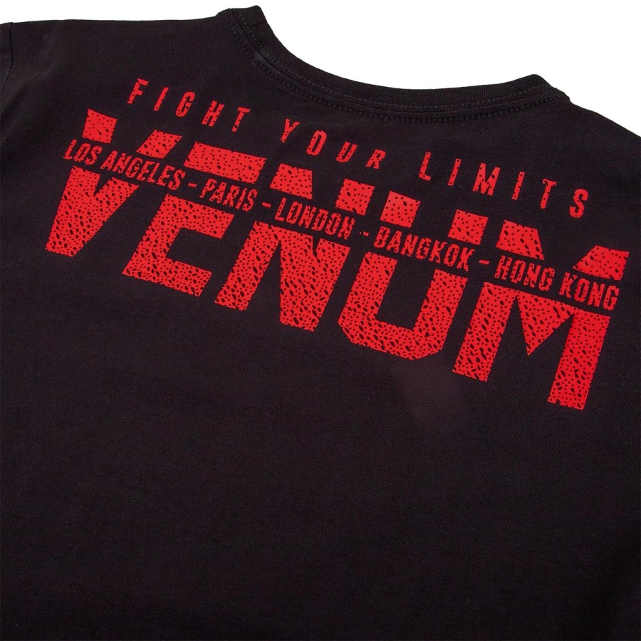 venum signature kinder t-shirt - zwartrood