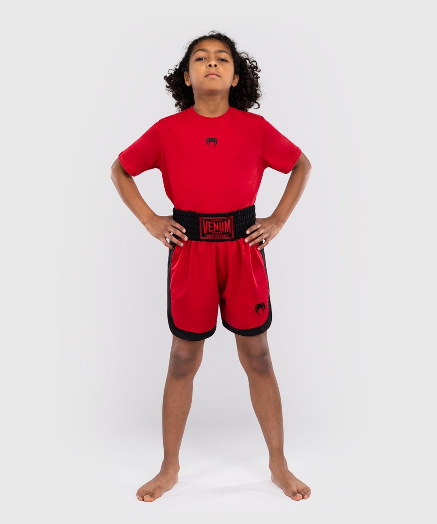 venum classic kids boksbroekje - kersenrood