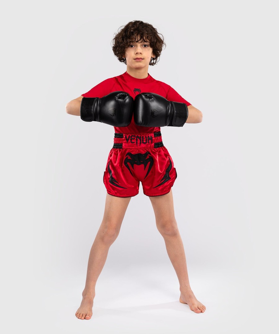 venum inferno kids thaise shorts - kersenrood