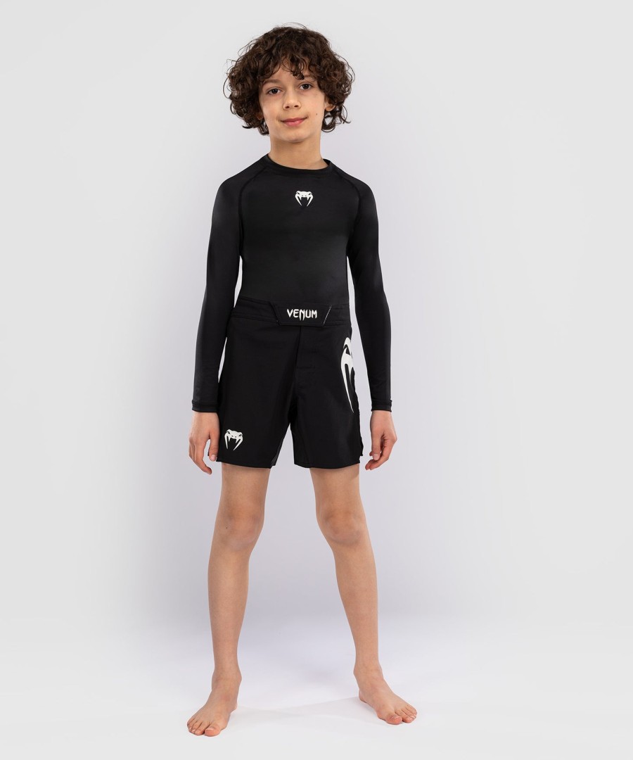 venum light kids fight shorts - zwart