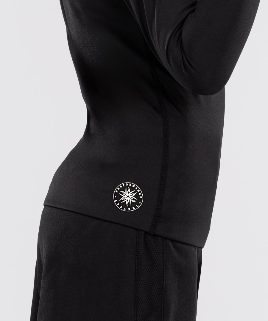 venum contender kids rashguards met lange mouwen - zwart