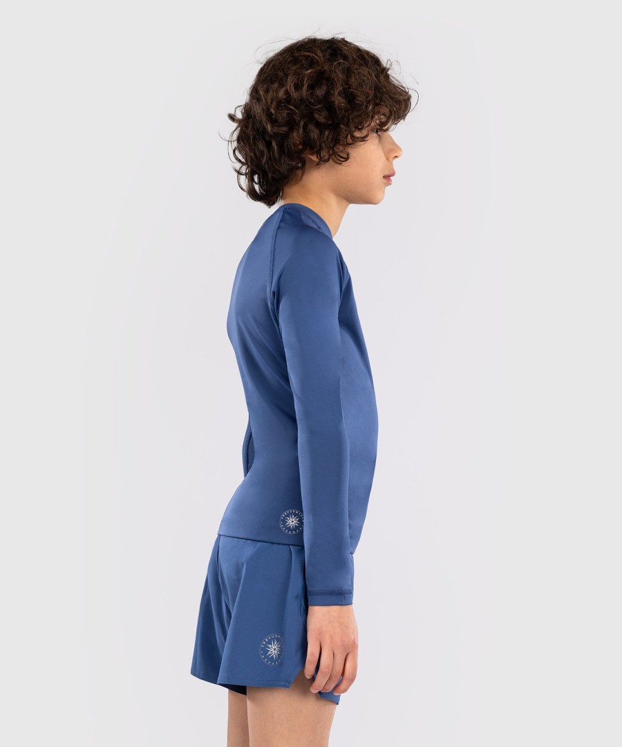 venum contender kids rashguards met lange mouwen - koningsblauw