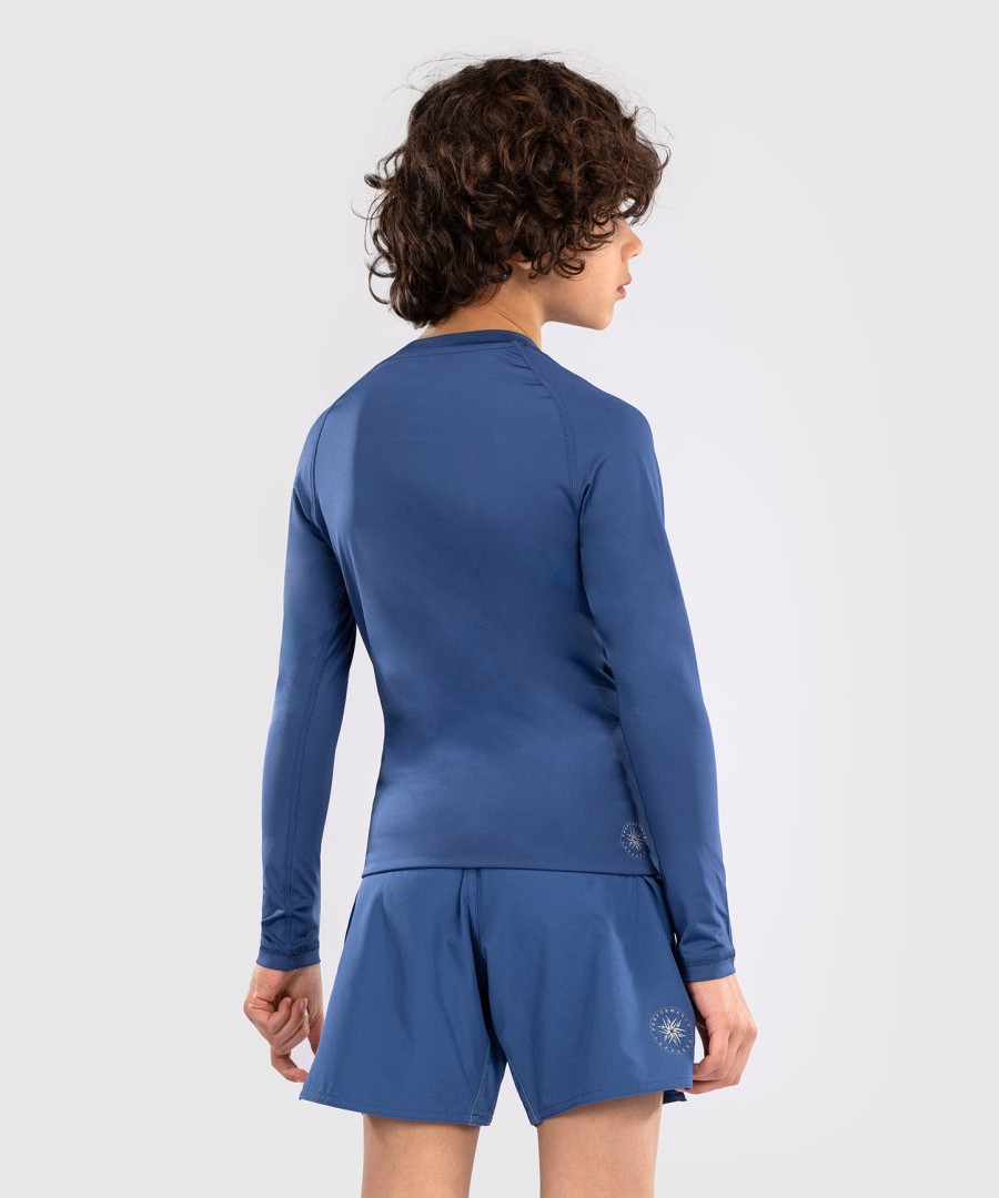 venum contender kids rashguards met lange mouwen - koningsblauw