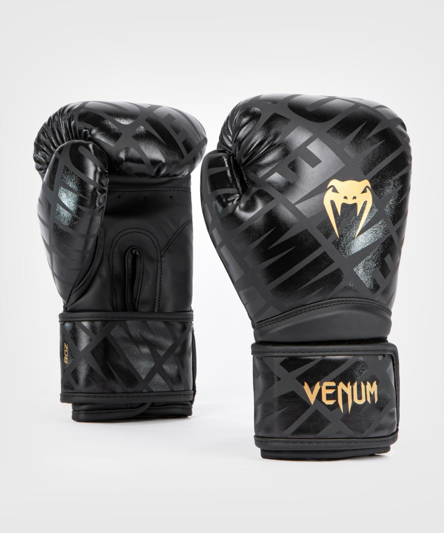 venum contender 1.5 xt bokshandschoenen voor kinderen - zwart-goud