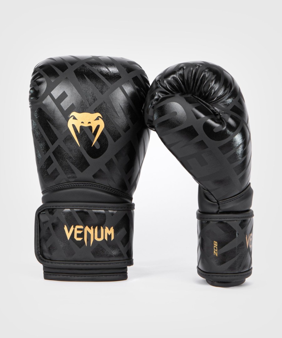venum contender 1.5 xt bokshandschoenen voor kinderen - zwart-goud