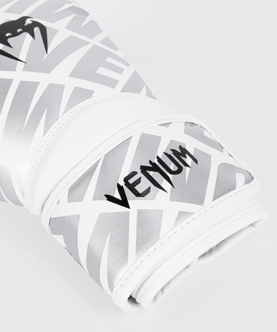 venum contender 1.5 xt bokshandschoenen voor kinderen - wit-zilver