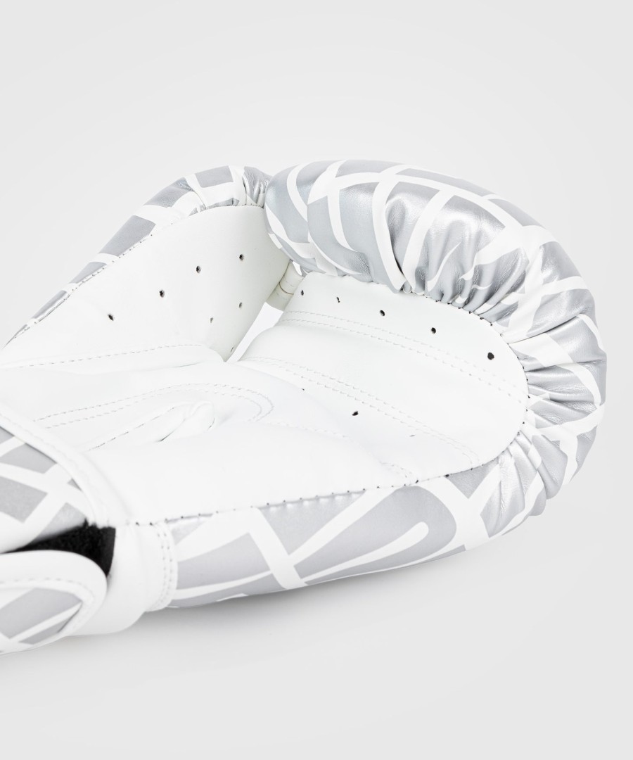 venum contender 1.5 xt bokshandschoenen voor kinderen - wit-zilver