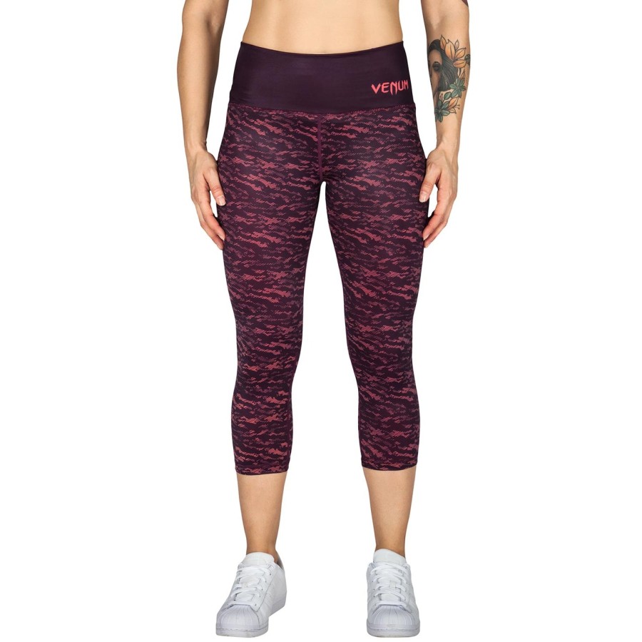 venum camoline cropped leggings - zwartkoraal