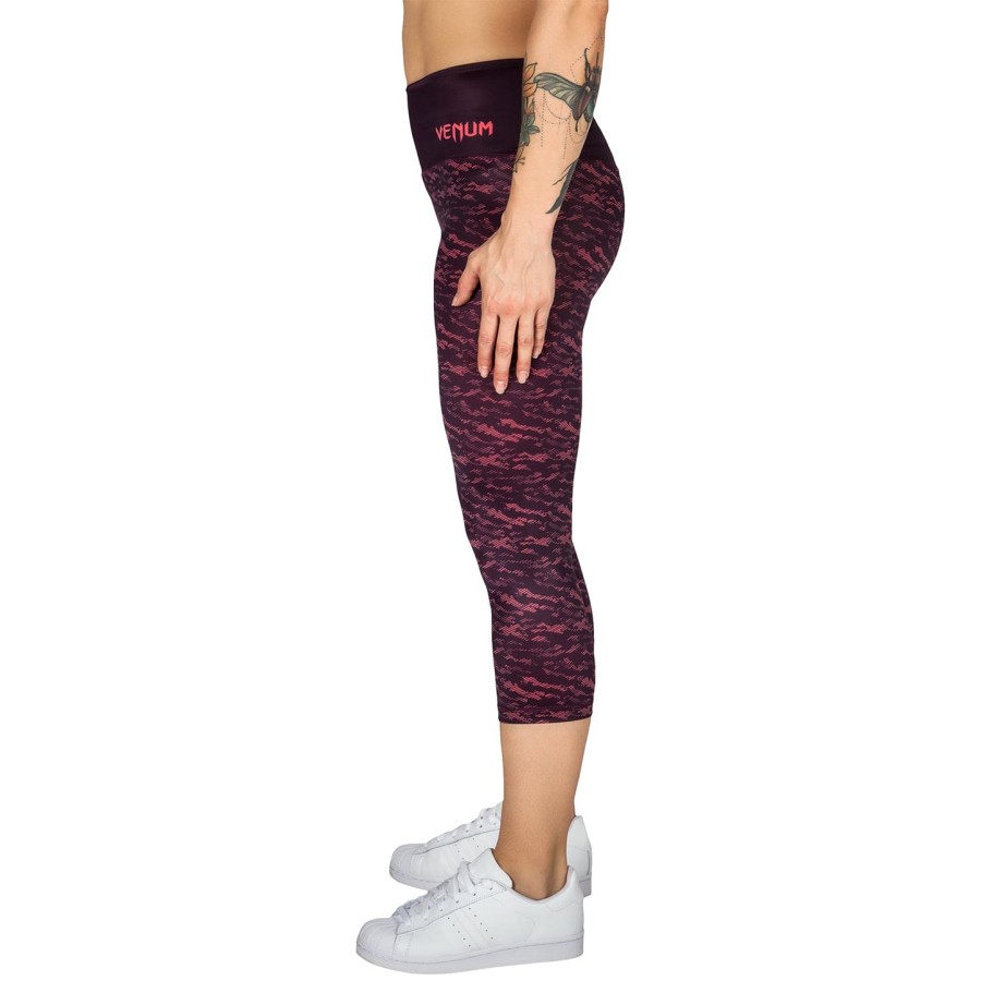 venum camoline cropped leggings - zwartkoraal