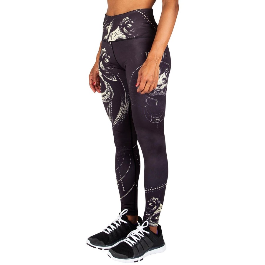 venum santa muerte leggings - zwartgeel