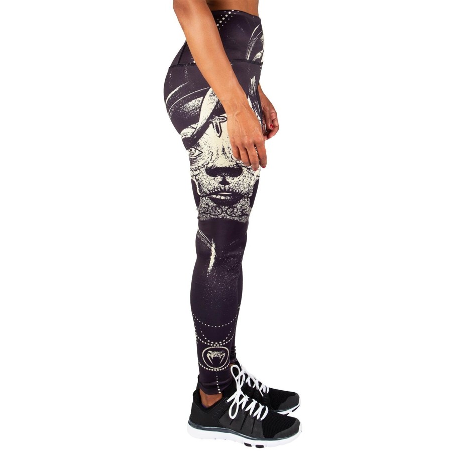 venum santa muerte leggings - zwartgeel