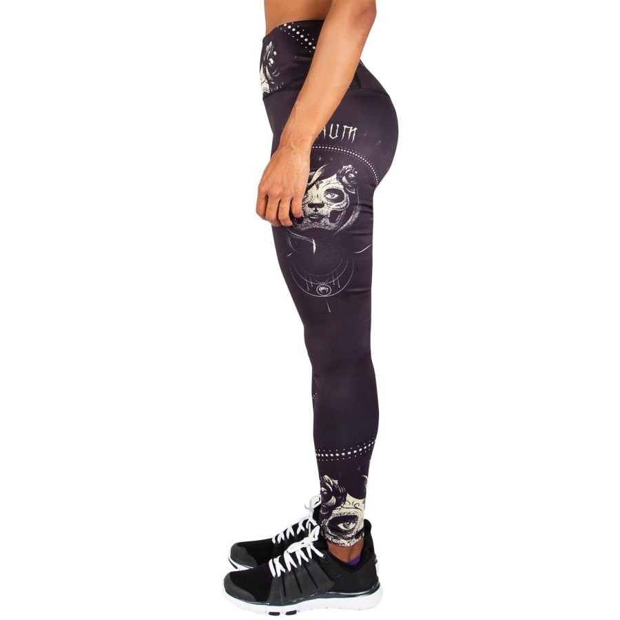 venum santa muerte leggings - zwartgeel