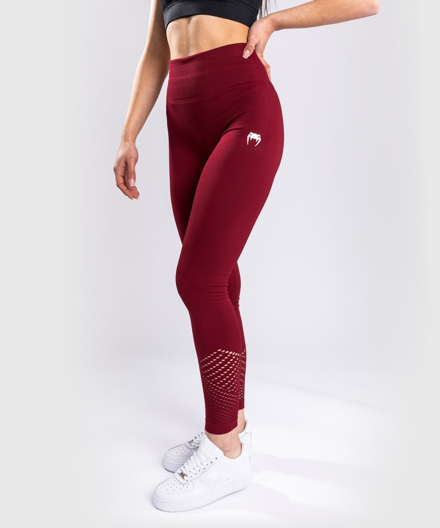 venum sparring naadloze leggings - voor dames - bordeauxrood