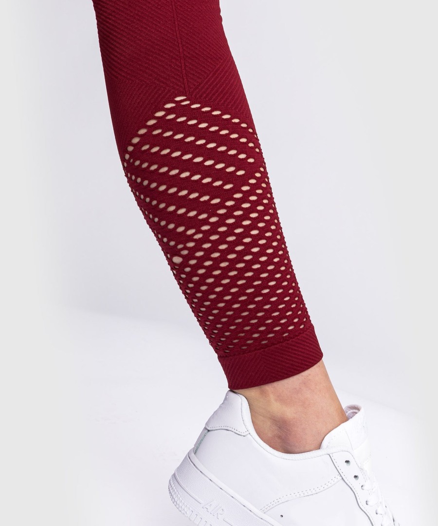 venum sparring naadloze leggings - voor dames - bordeauxrood