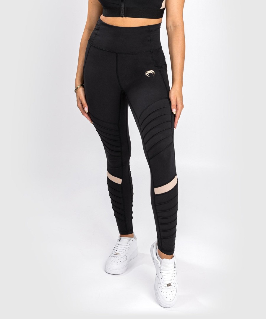 venum moto leggings - voor dames - zwartzand