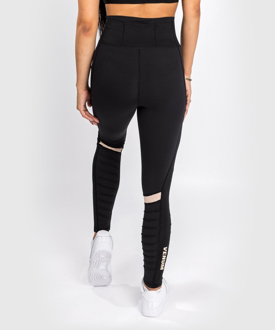 venum moto leggings - voor dames - zwartzand