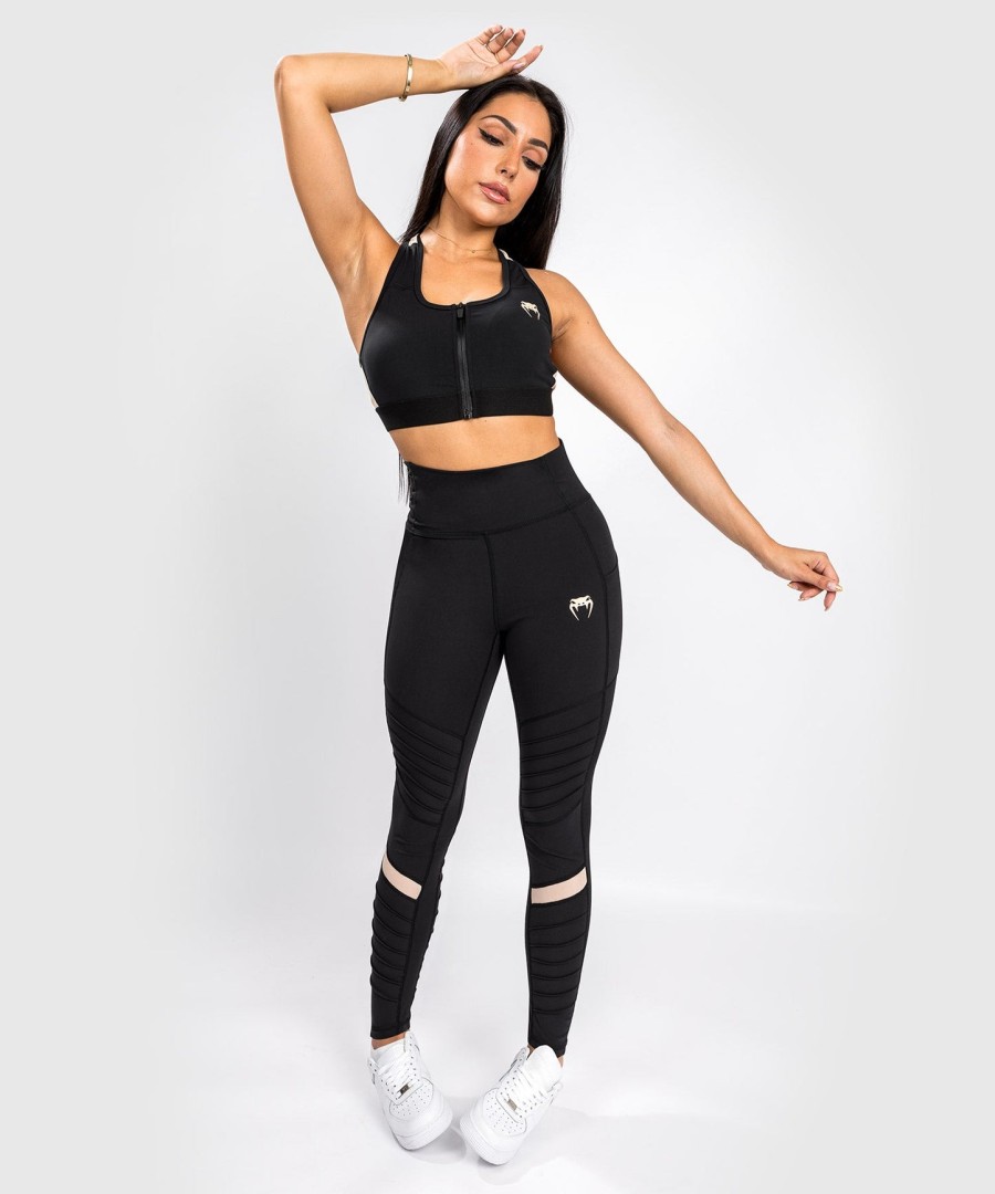 venum moto leggings - voor dames - zwartzand