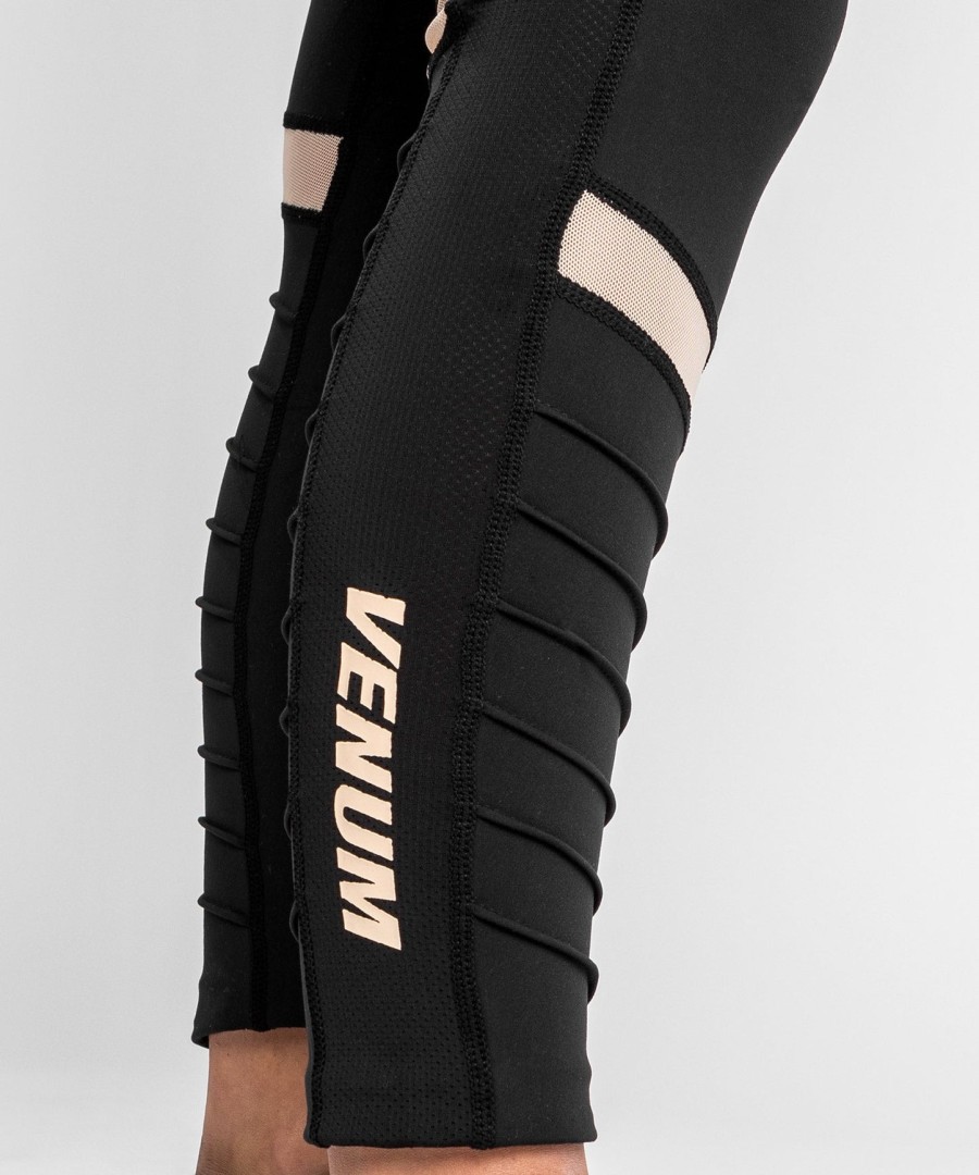 venum moto leggings - voor dames - zwartzand