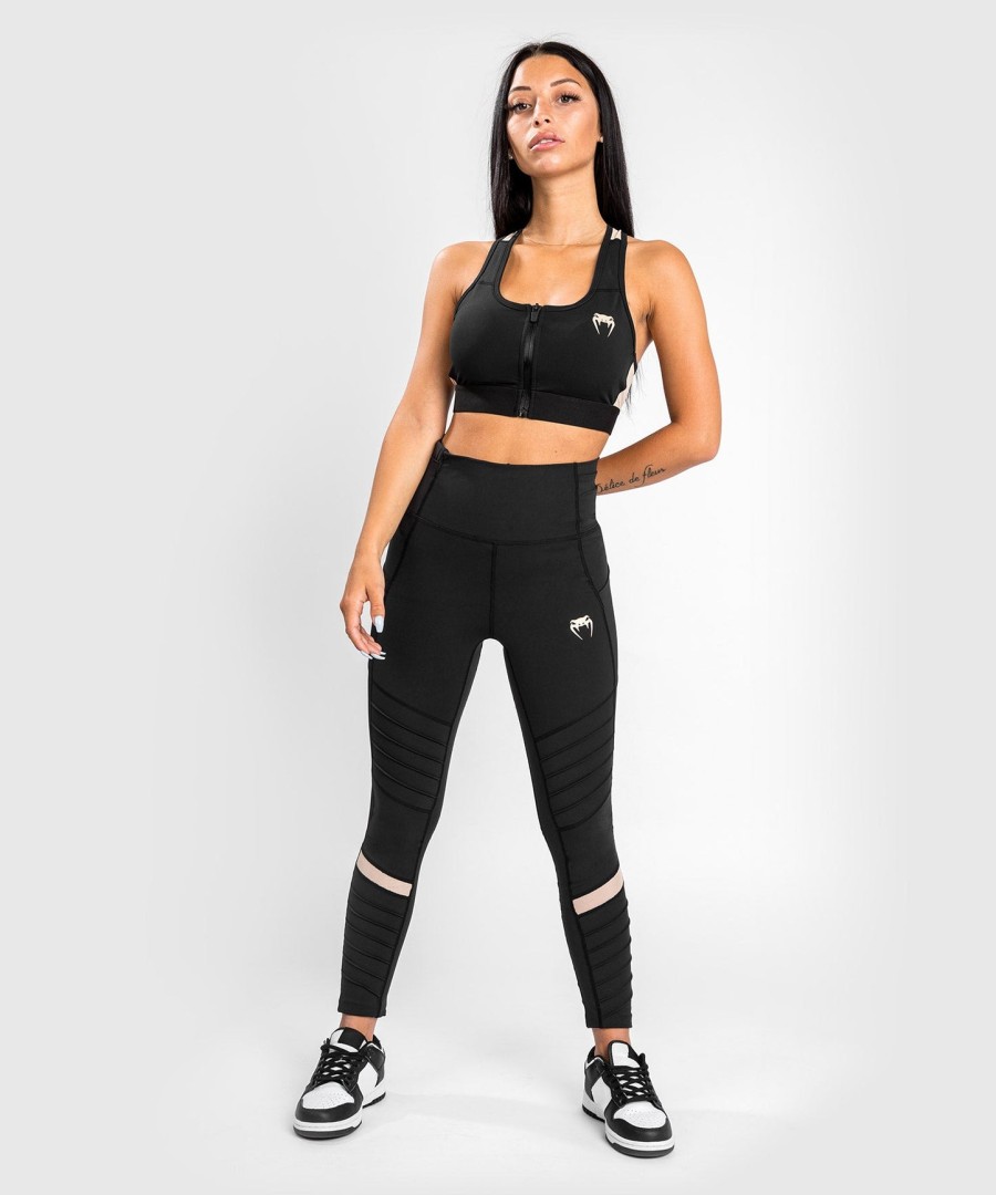 venum moto leggings 78 - voor dames - zwartzand