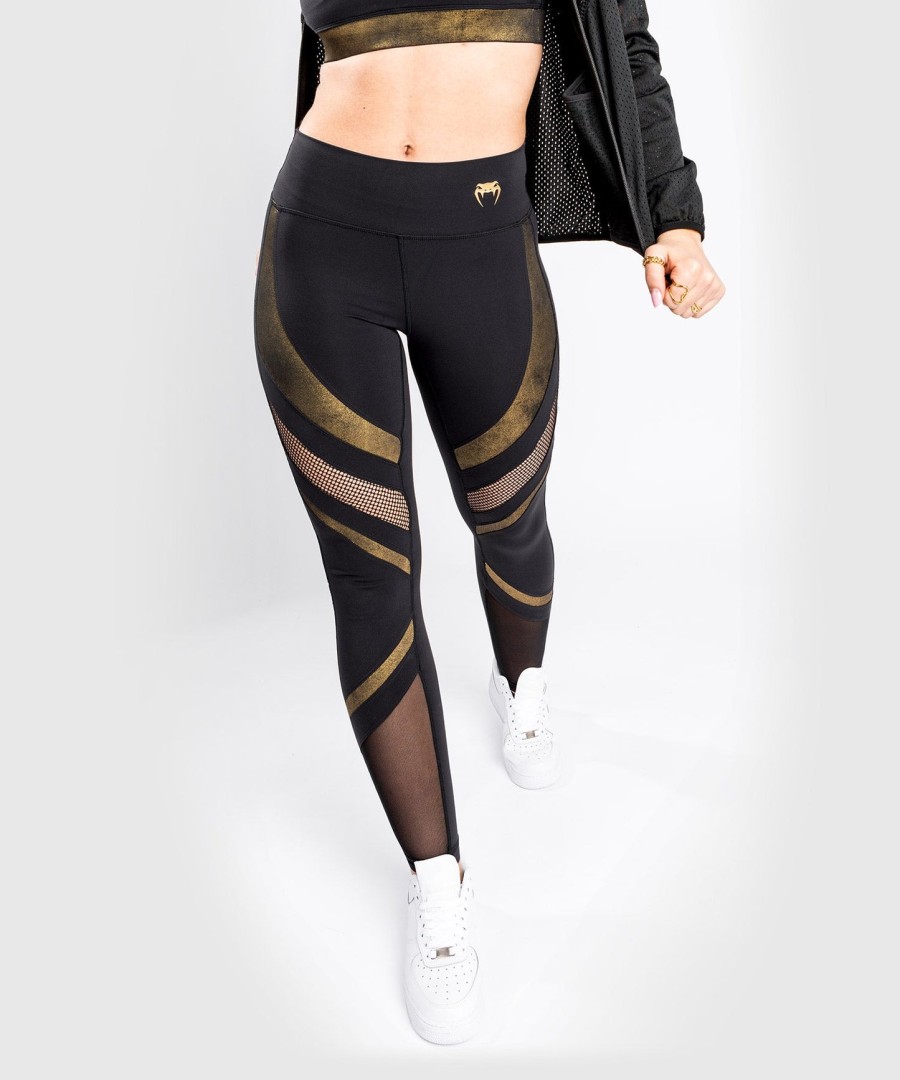 venum lightning leggings - voor dames - zwartgoud