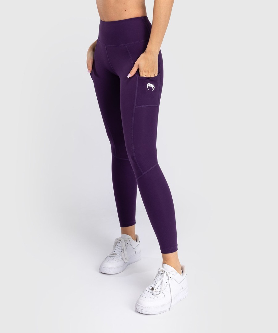 venum essential performance leggings voor dames - dieppaars