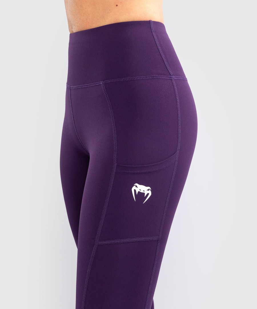 venum essential performance leggings voor dames - dieppaars