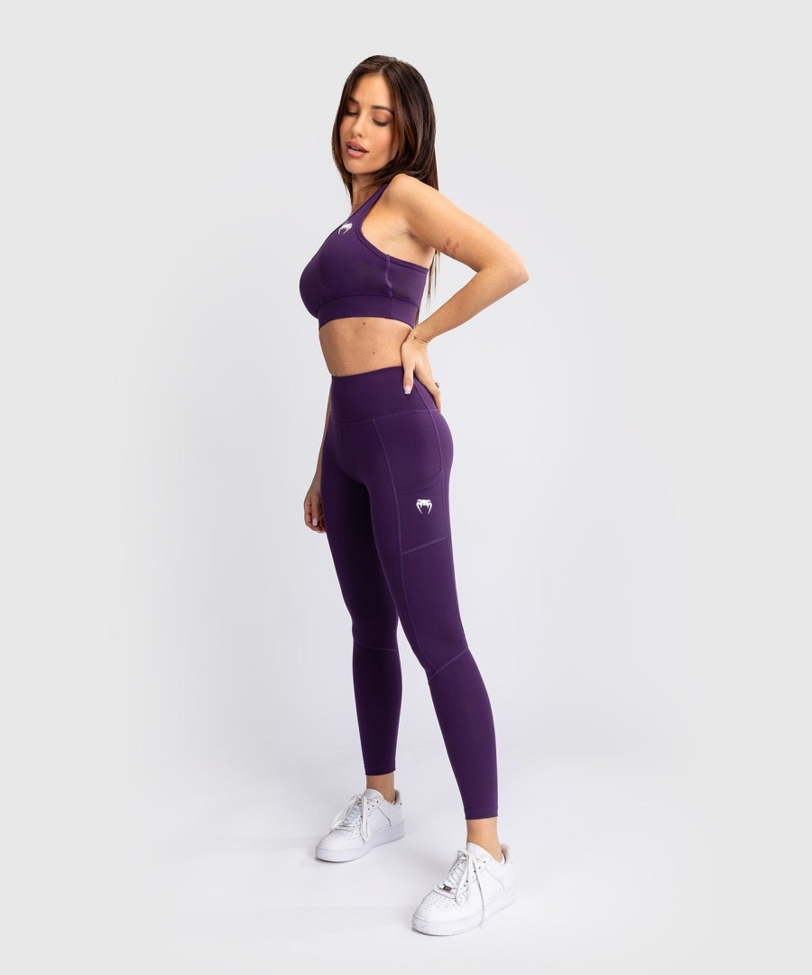venum essential performance leggings voor dames - dieppaars