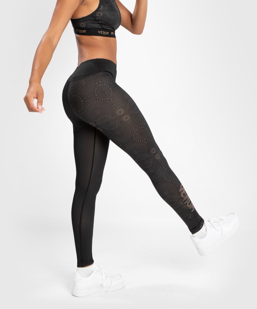 venum dames santa muerte dark side - legging - zwartbruin