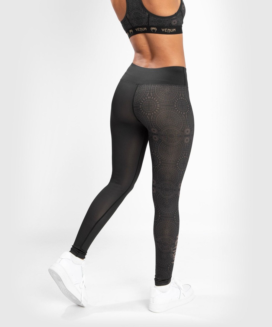 venum dames santa muerte dark side - legging - zwartbruin