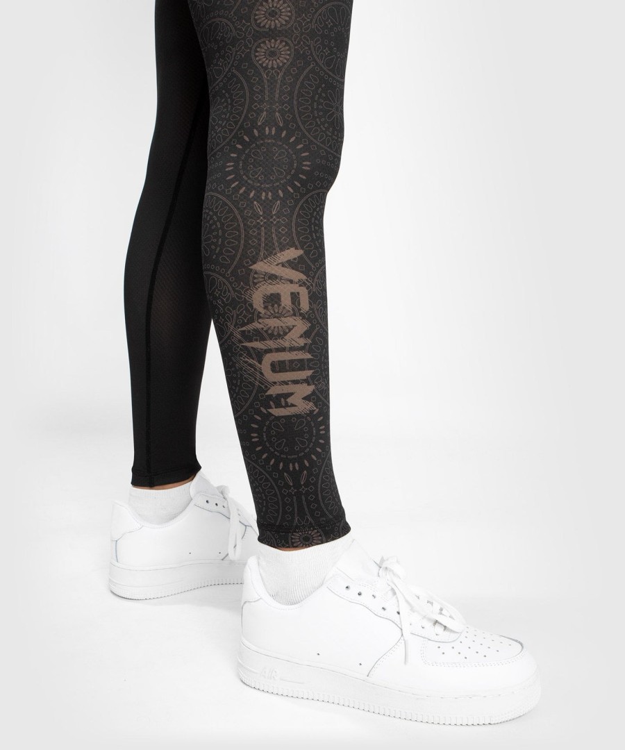 venum dames santa muerte dark side - legging - zwartbruin