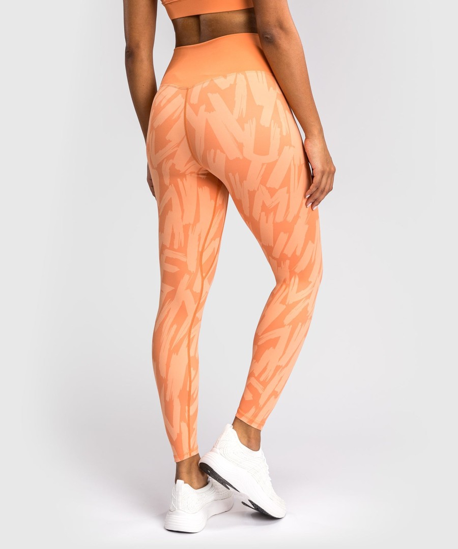venum graffiti dameslegging met lange pijpen - fluweel abrikoos