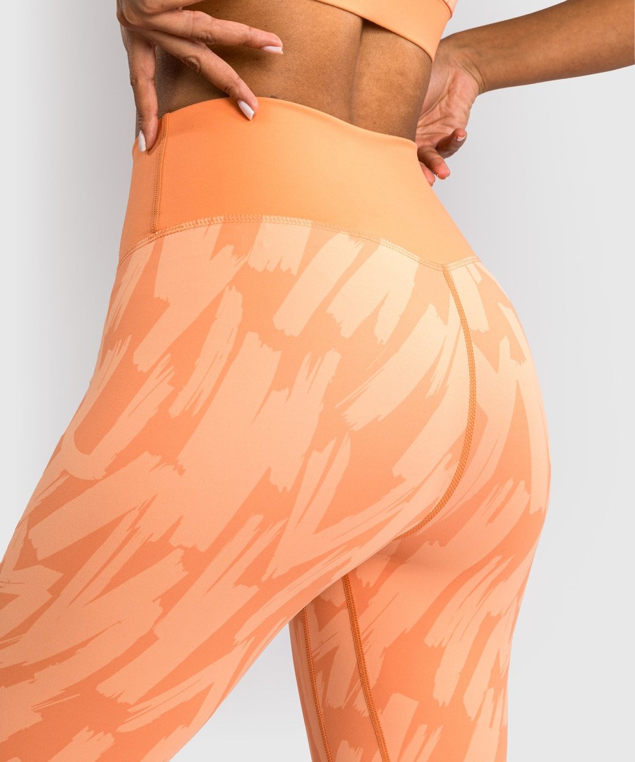 venum graffiti dameslegging met lange pijpen - fluweel abrikoos