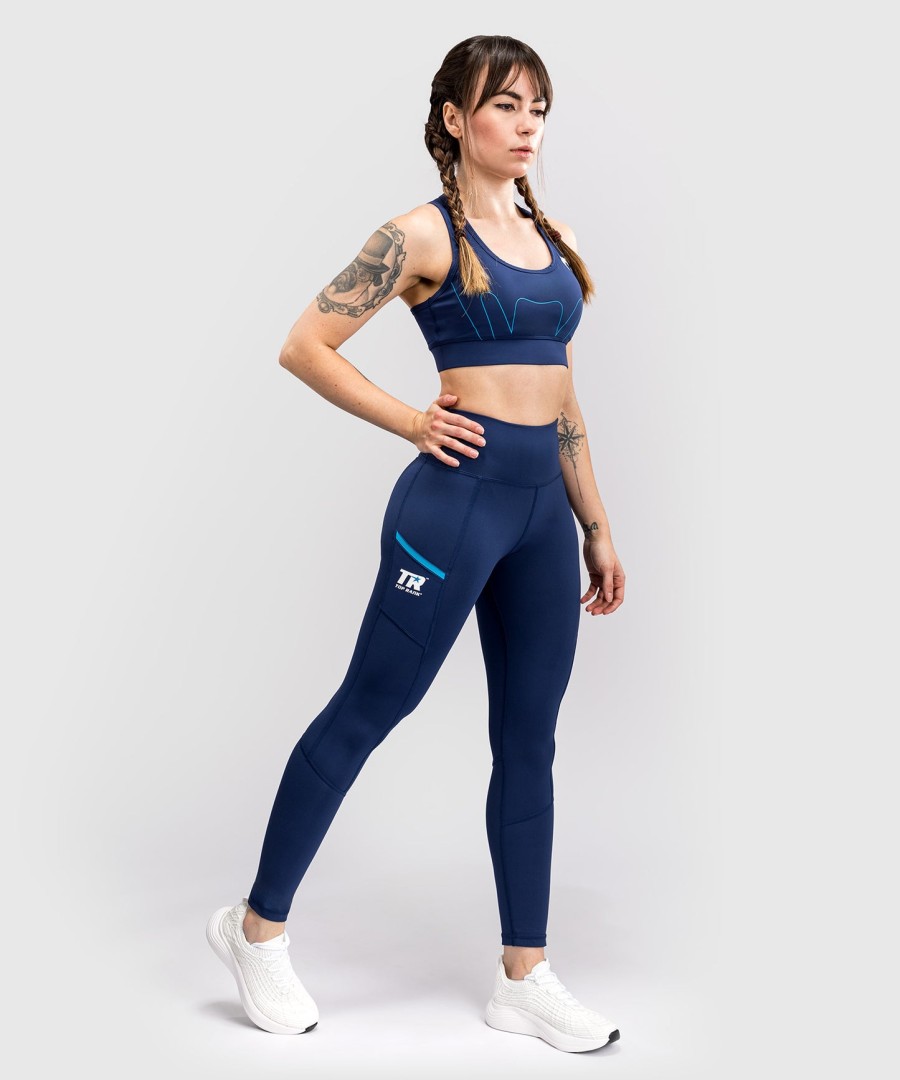 venum x top rank original dameslegging 78 - marineblauw