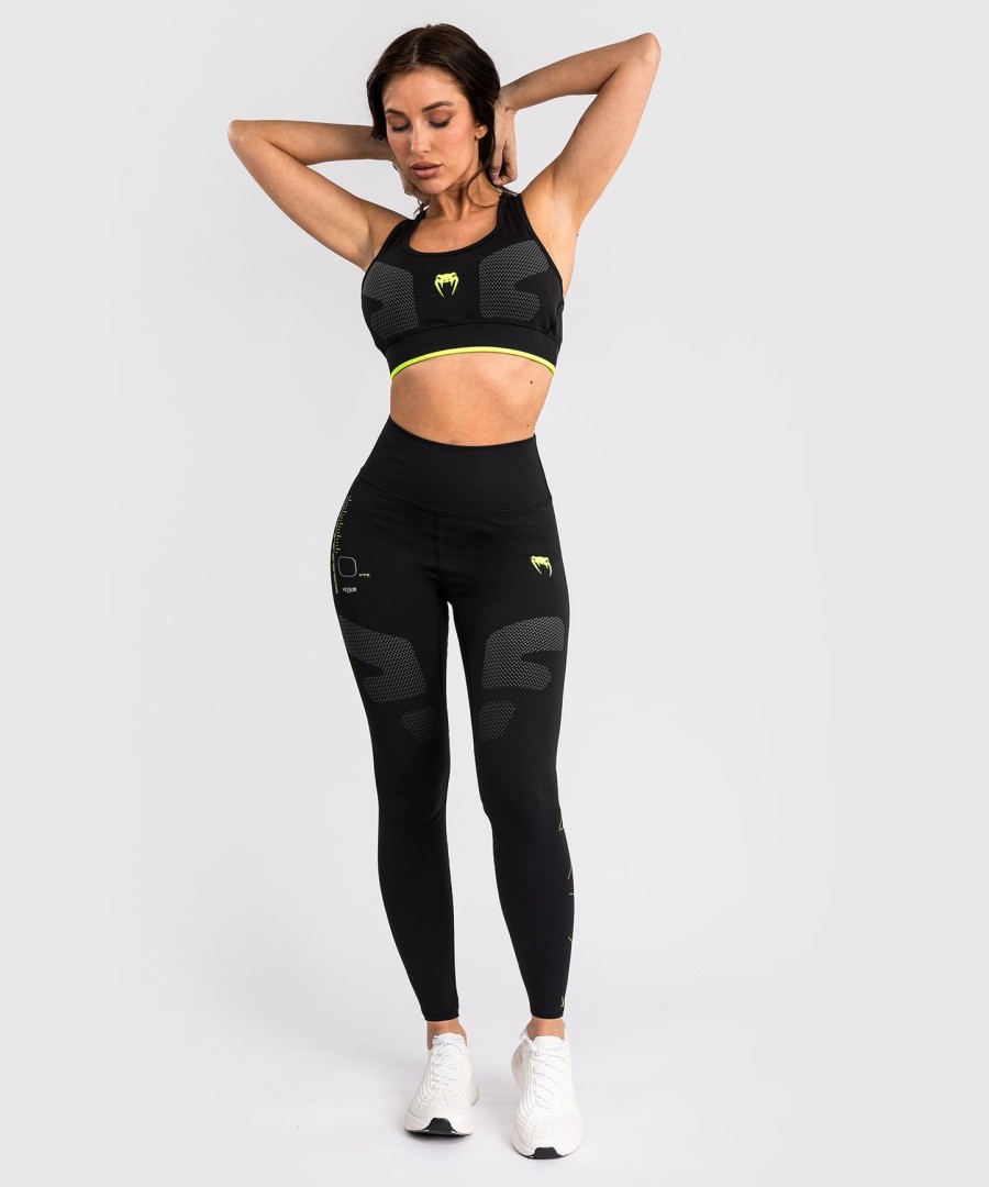 venum training camp 4.0 legging - zwartneon groen