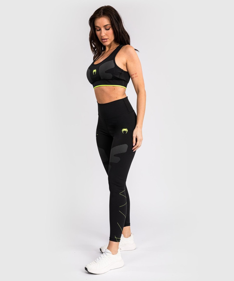 venum training camp 4.0 legging - zwartneon groen