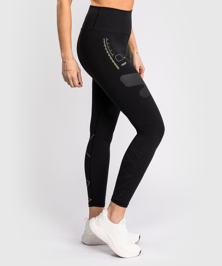 venum training camp 4.0 legging - zwartneon groen