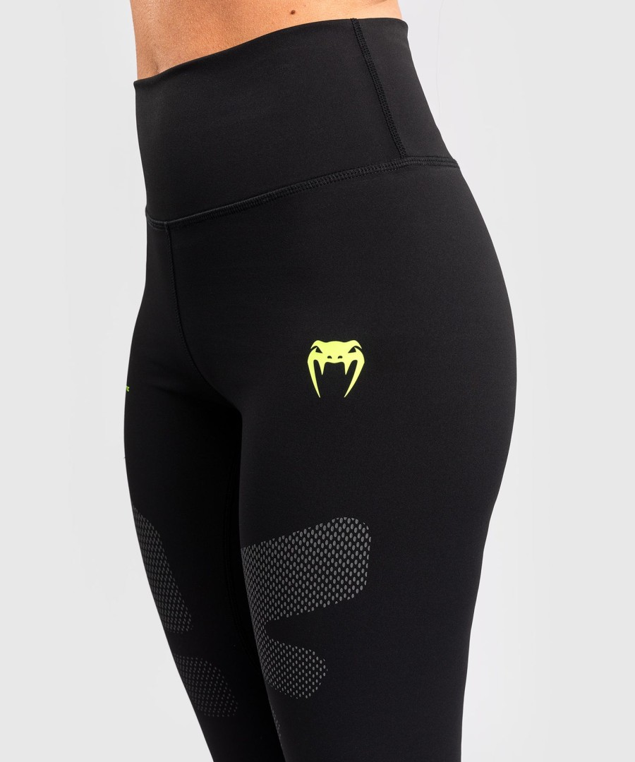 venum training camp 4.0 legging - zwartneon groen