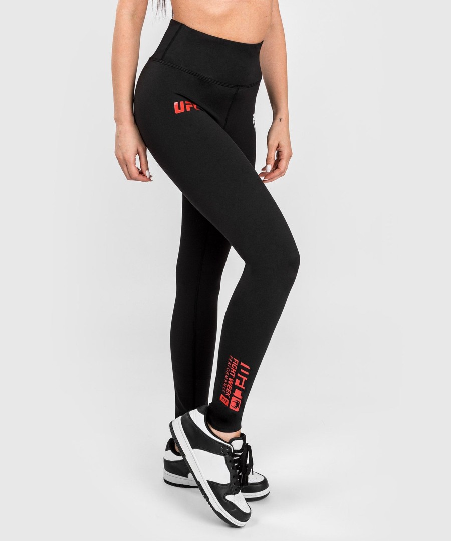ufc adrenaline by venum fight week dames performance tight - zwart