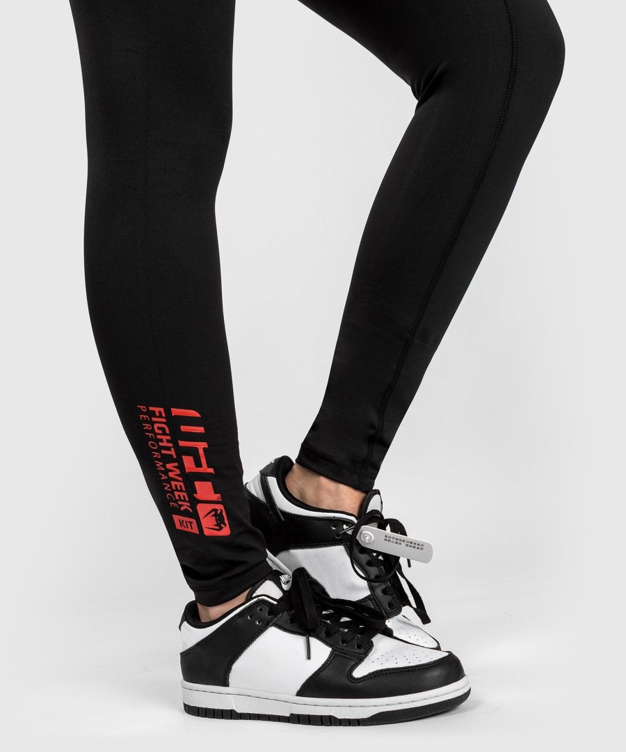 ufc adrenaline by venum fight week dames performance tight - zwart