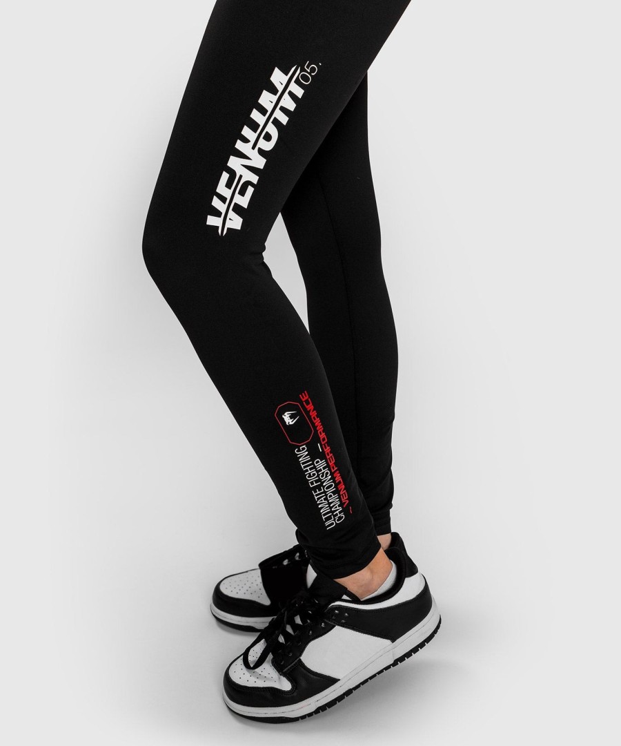 ufc adrenaline by venum fight week dames performance tight - zwart
