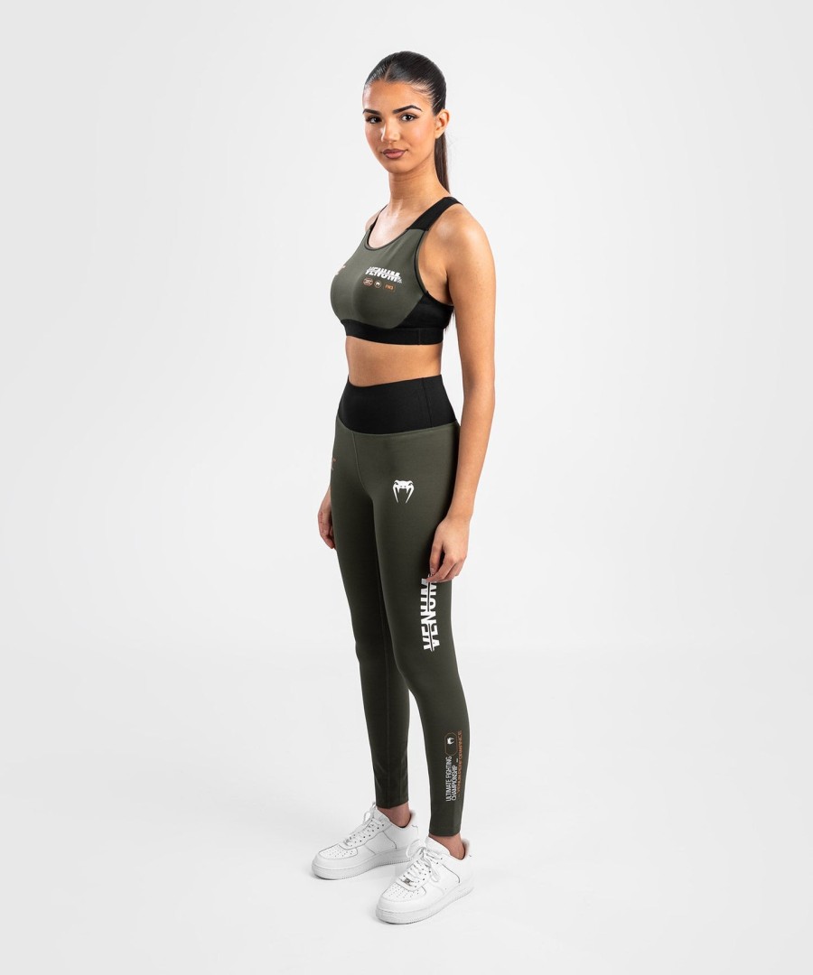 ufc adrenaline by venum fight week dames performance tight - khakibrons