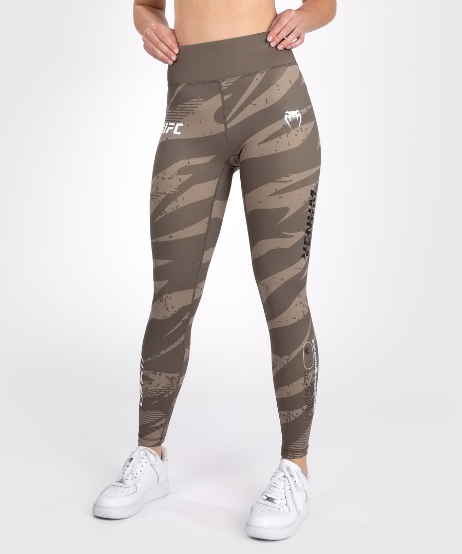 ufc adrenaline by venum fight week dames performance tight - desert camo