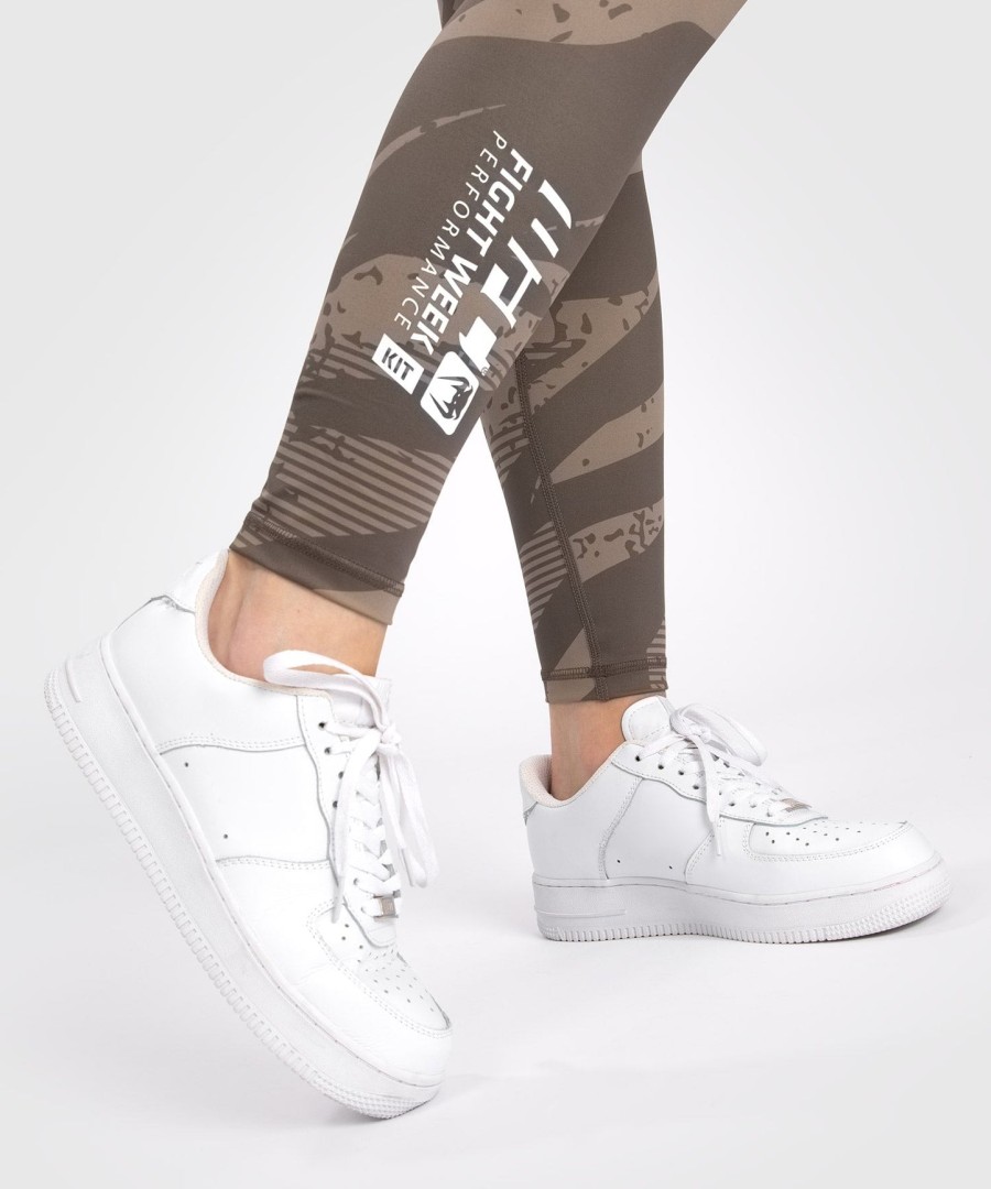 ufc adrenaline by venum fight week dames performance tight - desert camo