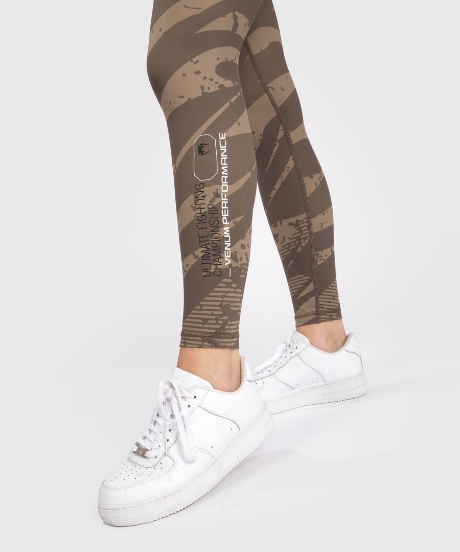 ufc adrenaline by venum fight week dames performance tight - desert camo