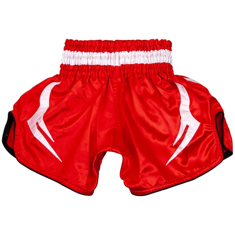 venum bangkok inferno muay thai shorts voor kinderen - roodwit